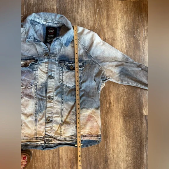 Jordan Craig distressed/bleached legacy edition denim‎ jacket 2XL - Picture 7 of 11